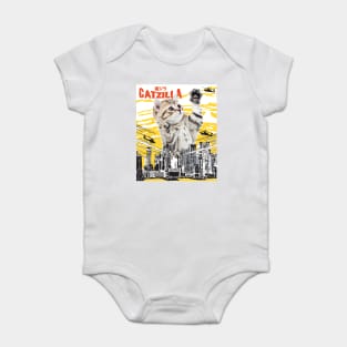 Catzilla Funny Cat T-Shirt - Gift for Cats Lovers Baby Bodysuit